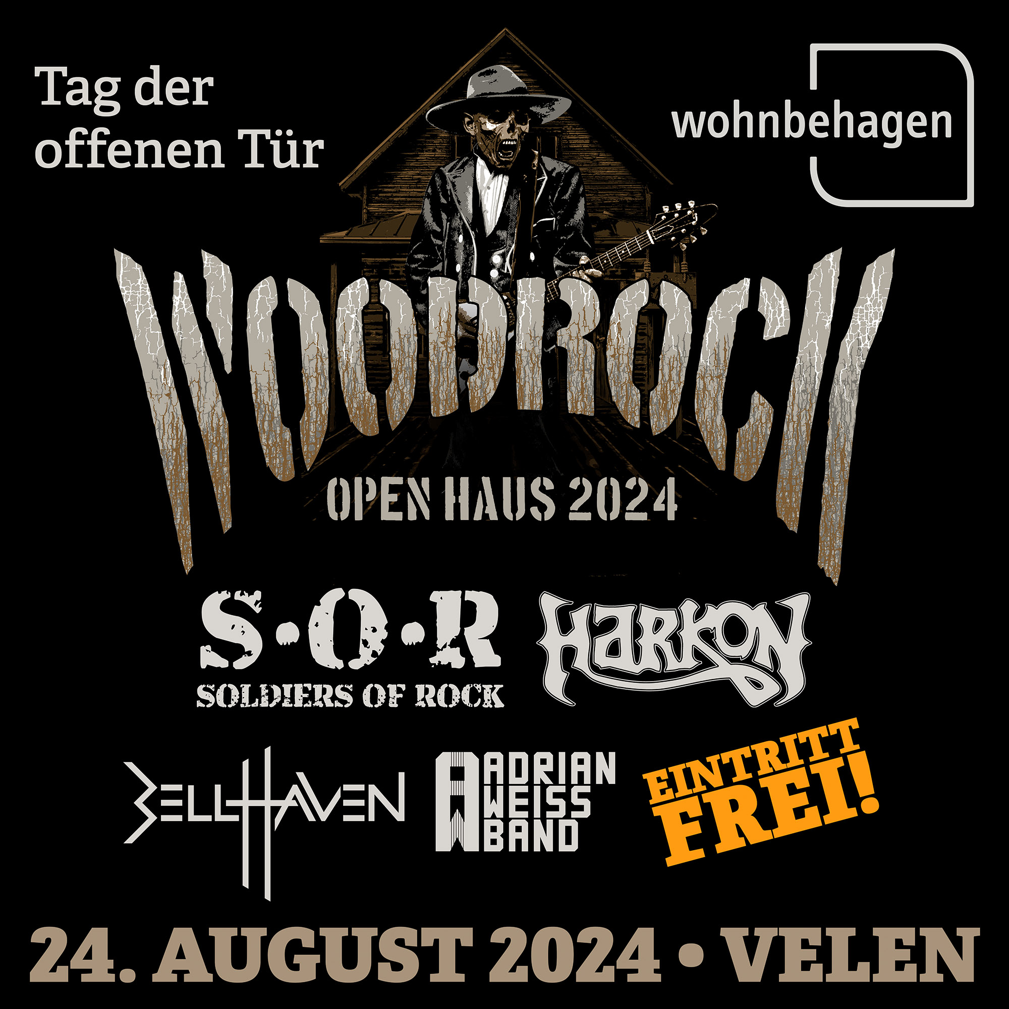 Infobild Woodrock 2024 - Instagram