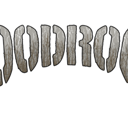 Woodrock - Logo Textur grau