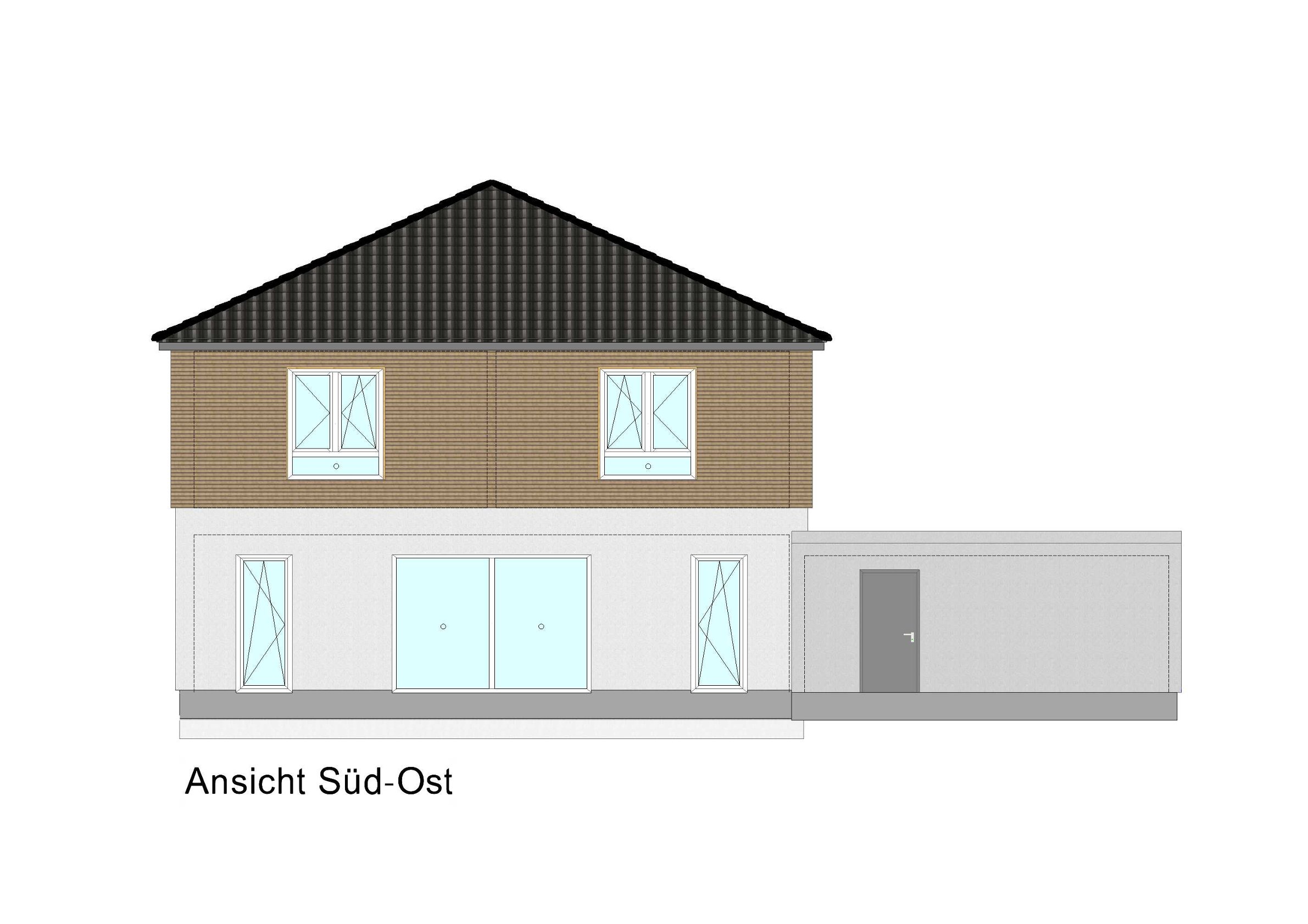 Neubau in Velen Außenansicht Süd-Ost