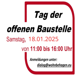 Tag der offenen Baustelle im Januar in Coesfeld