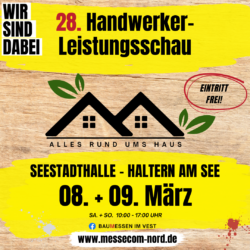 Werbeplakat der 28. Handwerker-Leistungsschau in Haltern