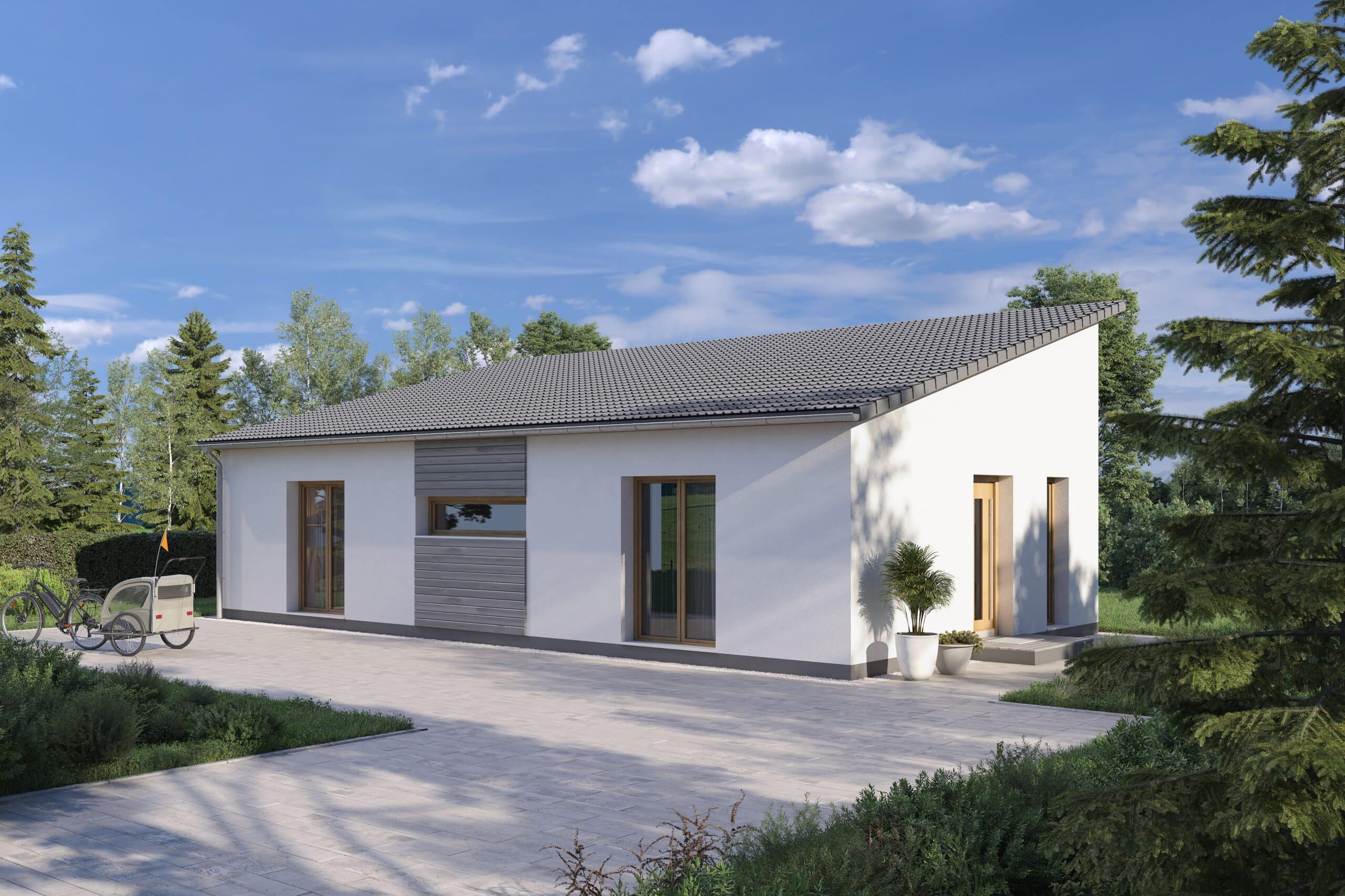 Ein Mikrohaus in der Mikrohaus Siedlung Coesfeld