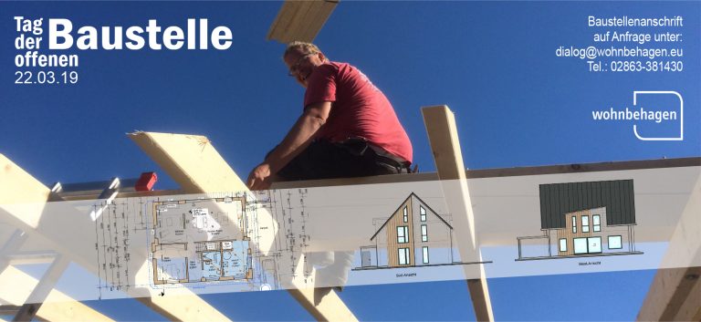 Werbeplakat für Tag der offenen Baustelle